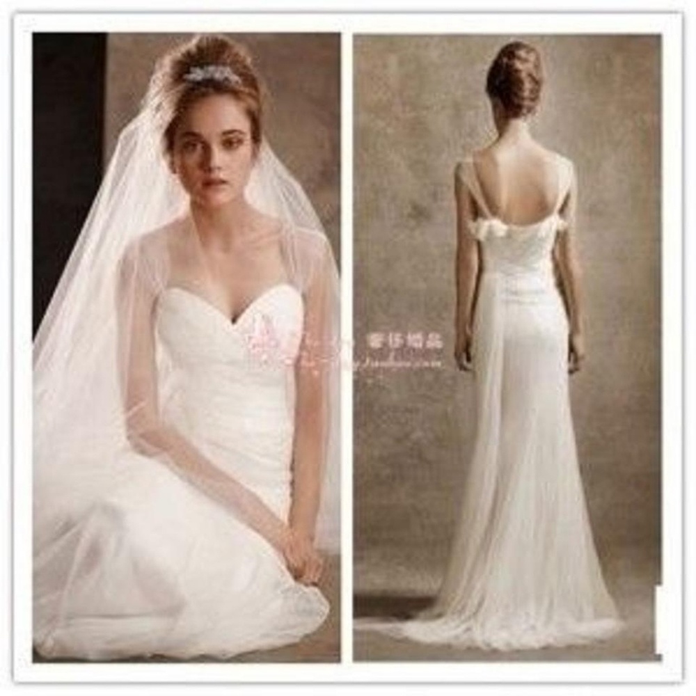 Vera Wang White Wedding Dress White By Vera Tulle
